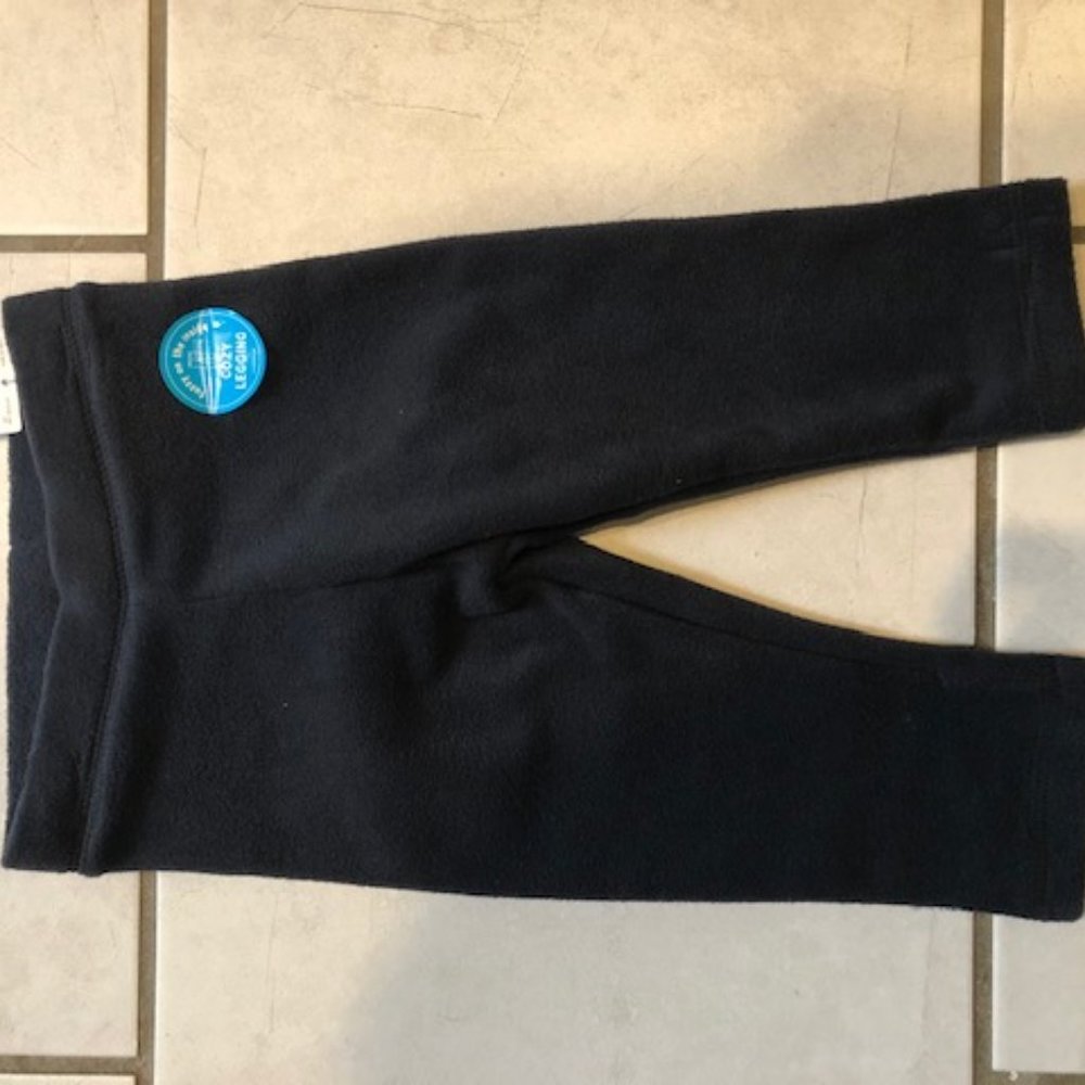 Black Fleece Leggings